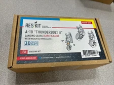 1/48 ResKit #480496 A-10 Early And Late Landing Gear With Weighted Wheels GWH