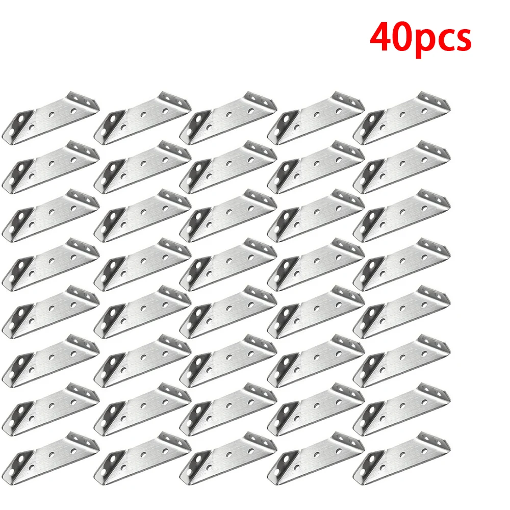 Stainless Steel Angle Bracket 90 Degree Corner Connector UK Set