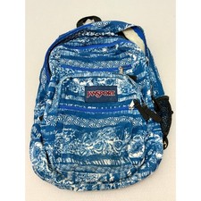Jansport Big Student Backpack Blue Floral JS00TDN7 School Streetwear