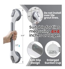 TAILI Grab Bars for Bathtubs and Showers 2 Pack Suction Grab Bar, Heavy Duty