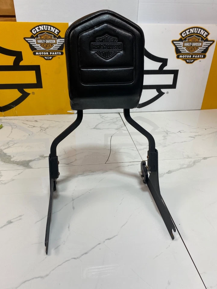 06-17 OEM Softail FatBoy Custom Standard Sissy Bar respaldo de pasajero genuino Foto 2 de 4