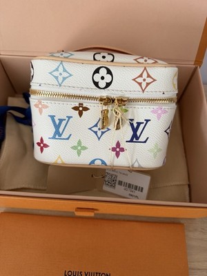 NWT Louis Vuitton X TM Takashi Murakami Multicolor Nice Nano Mini Vanity Pouch