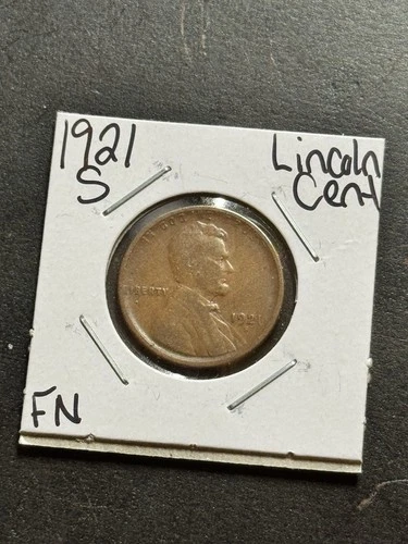 1921 S Lincoln Wheat Cent Penny Nice FN Fine Better Date 1c Coin (Raw18963)