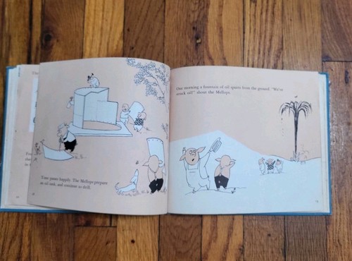 The Mellops Strike Oil By Tomi Ungerer Children's Books Vintage 1958 HC Ex-lib - Picture 8 of 12