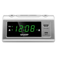 Alarm Clock for Bedrooms, Super Fast USB-C Ch...