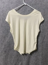 Patagonia Glorya Twist Top Women's M Slim Fit Stretch Ivory NWT