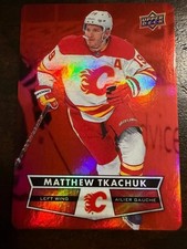 2021-22 Matthew Tkachuk Upper Deck Tim Hortons red die cut hockey card - DC-36