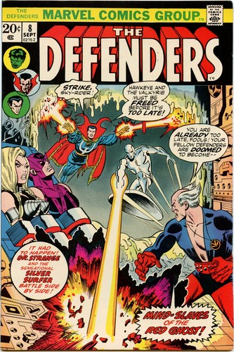 Defenders #8 1973 Marvel Comics Sehr guter Zustand Comic Silver Surfer