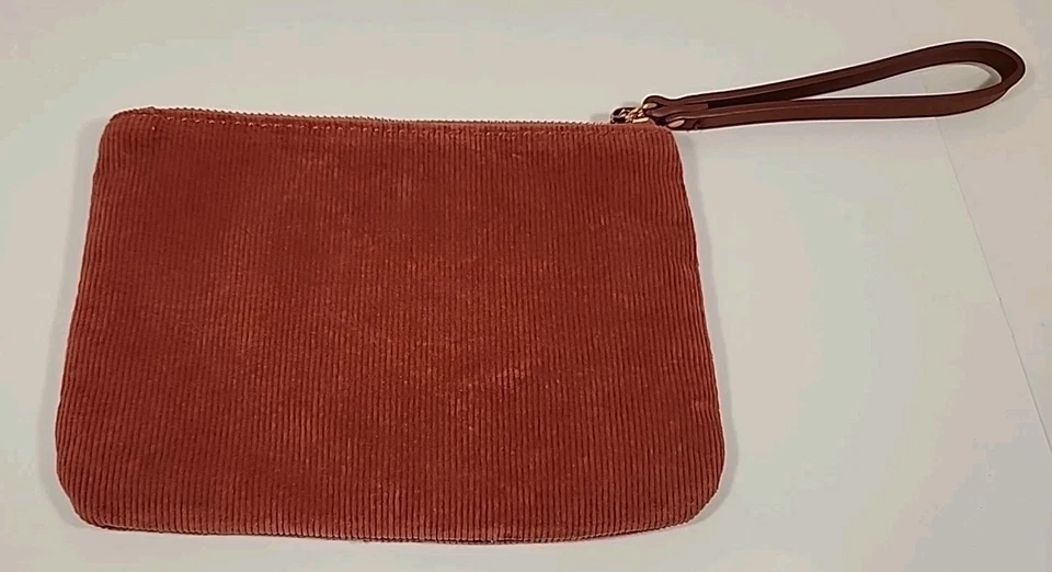 NUEVO Antiguo Bolso sin asas de muñeca Llama azul marino ¡Lindo! Pana nueva sin etiquetas Foto 4 de 4