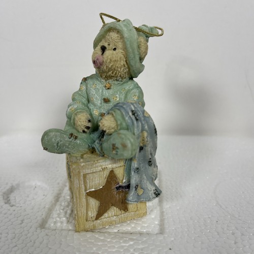Boyds Bears & Friends #257017 Ornamento Nuovo Primo Natale 2003 del Bambino - Foto 2 di 6