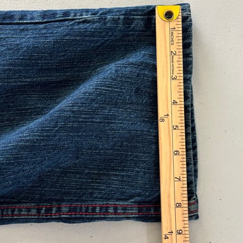 96 North Denim Size 18 Blue Y2K Vintage Dragon Baggy Skater Streetwear Jeans - Picture 10 of 15