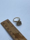 13k Gold Double Heart Spin Cz Size 6 1/2 Ring 5.4g — photo 9