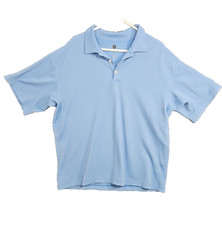 Men's Nike Blue Golf Dri Fit Short Sleeve Polo Shirt Sz XL