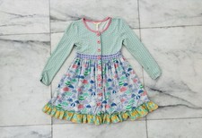 Matilda Jane Above the Clouds Dress The Adventure Begins Colorful Youth Girls 8