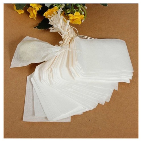 2X(100Pcs Sachets De Thé Vides Papier Filtre Environnemental De Qualité Ali9996 - Bild 2 von 3