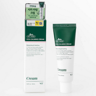 VT Cica Calming Cream 50 ml / Hydrating, Moisturizing, Korean Cosmetics, Kbeauty