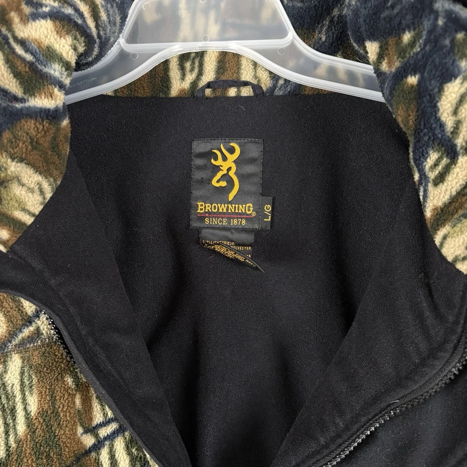 Chaqueta Browning Hydro Fleece Gore Tex Camuflada Hombre L. Caza. Aislado. Capucha. Foto 3 de 4