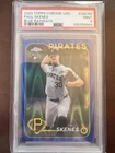 2024 Topps Chrome Update Paul Skenes Blue Raywave #76/150
