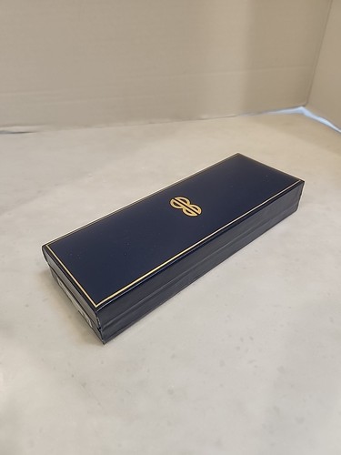 Vintage Bill Blass IBM Logo Continental Kugelschreiber & Druckbleistift Schwarz Gold - Bild 15 von 17