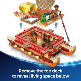 LEGO Disney Moana Adventure Canoe Fantasy Toy Boat Building Set 43270