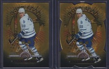 ALYN MCCAULEY - 1997 Donruss Leaf Fractal Matrix & Z-Axis Die Cut #152, /100