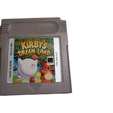 Kirby's Dream Land Nintendo Game Boy 1992 Cartridge and Manual Tested Works