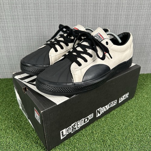 Vision Street Wear Suede OG Low Top Sneakers Mens Size 12 Bone Ivory Skate Shoes
