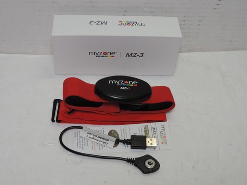 MYZONE MZ-3 Pulsmesser Fitness mit Brustgurt Ladekabel