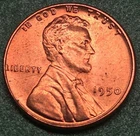 1950 Lincoln Wheat Cent - Choice Gem Brilliant Uncirculated   #E7839