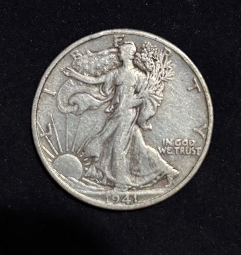 1941 Walking Liberty Half Dollar S Mint Mark