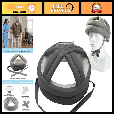 Adjustable Safety Helmet for Seniors - Soft Protective Cap for Fall Prevention &