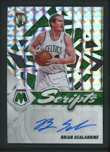2021-22 BRIAN SCALABRINE AUTO PANINI MOSAIC SCRIPTS SILVER AUTOGRAPHS