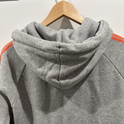 Superdry Large Thick Hoodie Jacket Full Zip Authentic Grey Slim Fit - Picture 12 of 16