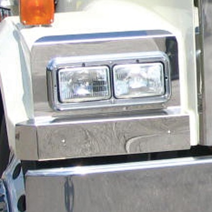 United Pacific 29146 Headlight Trim Panel Stainless Steel, Below Headlight - Picture 2 of 5