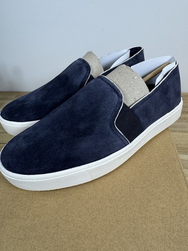 Vince Blair Damen-Slipper Sneaker blau Tinte Wildleder neu Größe 6 M $ 200 unverbindliche Preisempfehlung des Herstellers - Bild 1 von 10