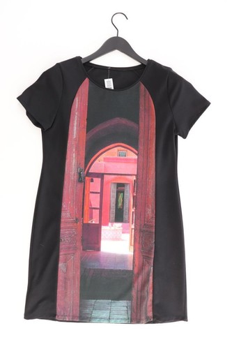 ✨ Desigual Kurzarmkleid Slim Kleid für Damen Gr. 44, XL schwarz aus Polyester ✨ - Bild 5 von 8