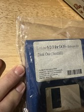 Lotus 1-2-3 for DOS Release 2.3 Disk One 3.5" Floppy Spreadsheet IBM PC Sealed