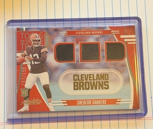 2025 Panini Absolute Shedeur Sanders Triple (RAW)