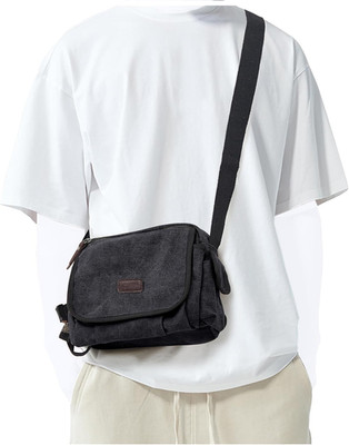 Messenger Bag for Men, Crossbody Bag Aesthetic, Water Resistant Unisex Classic C