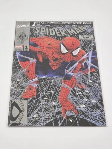 SPIDER-MAN #1 MIKE MAYHEW MCFARLANE HOMAGE SILVER EDITION VARIANT-