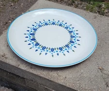 MCM Marcrest Swiss Alpine 11.5" Dinner Plate Round Platter USA Starburst