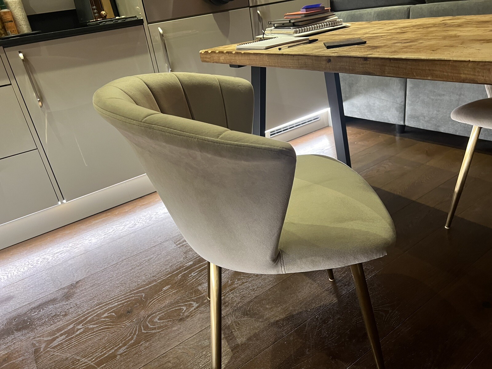 velvet dining chair set eBay