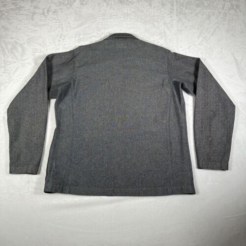 Caterpillar CAT Men Shirt Workwear 100% Cotton Gray Size L Made in Hong Kong - Picture 13 of 13