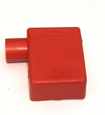 Battery Terminal Boot Elbow Protector 1 Right Positive Red 2/0 Gauge Wire