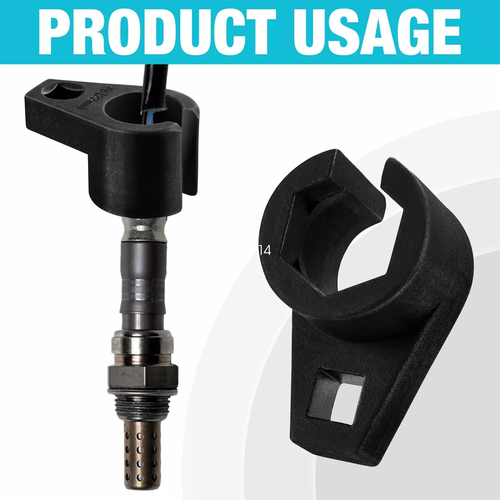 Offset Oxygen O2 Sensor Socket Wrench Removal Tool Drive 7/8-Inch 22mm 3/8" - Picture 7 of 9