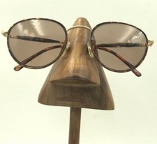 Vintage Zimco Gold/D/A Wall Street Gold Tortoise Round Sunglasses FRAMES ONLY