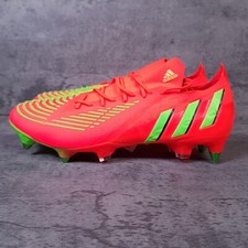 ADIDAS Predator Edge .1 Low SG Soccer Cleats Mens 11 Solar Red Green
