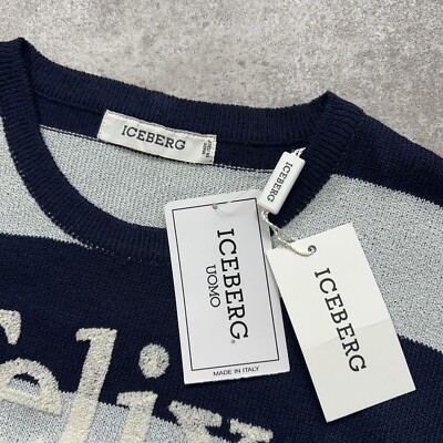 DEADSTOCK VTG 90s ICEBERG FELIX THE CAT KNIT SWEATER RAYON ACRYLIC