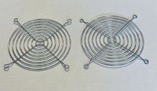 Fan Grill 120 mm CPU Case Fan Grill / Nickel Plated Steel Lot Of 2