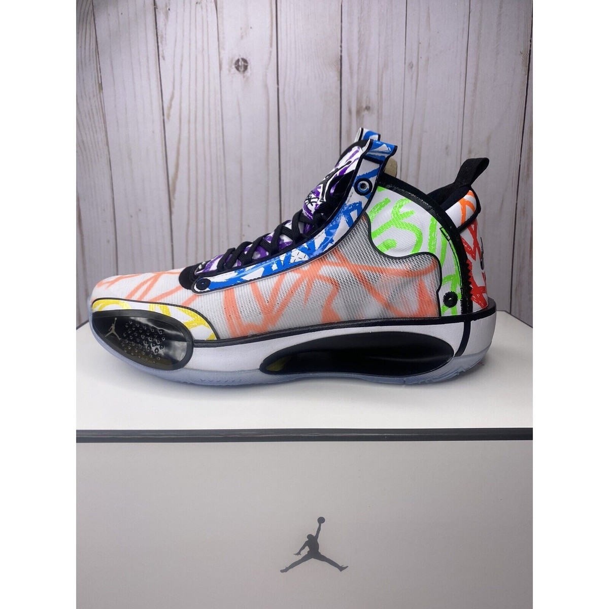 Jordan 34 Zion Williamson Noah Coloring Book Mens Size DA1897 - Main Image